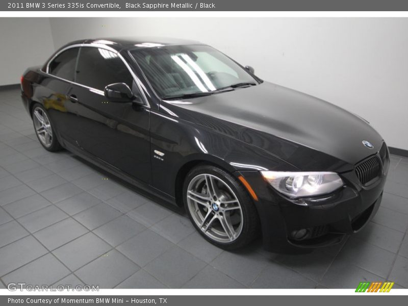 Black Sapphire Metallic / Black 2011 BMW 3 Series 335is Convertible