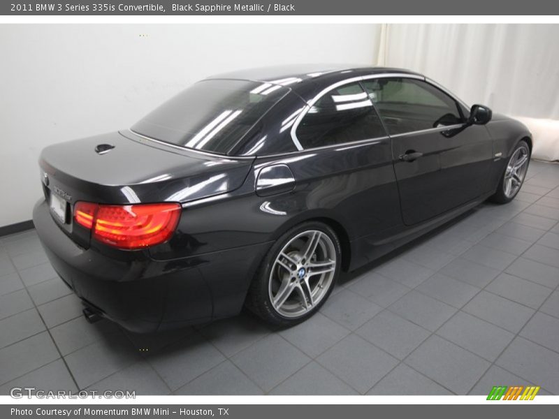 Black Sapphire Metallic / Black 2011 BMW 3 Series 335is Convertible