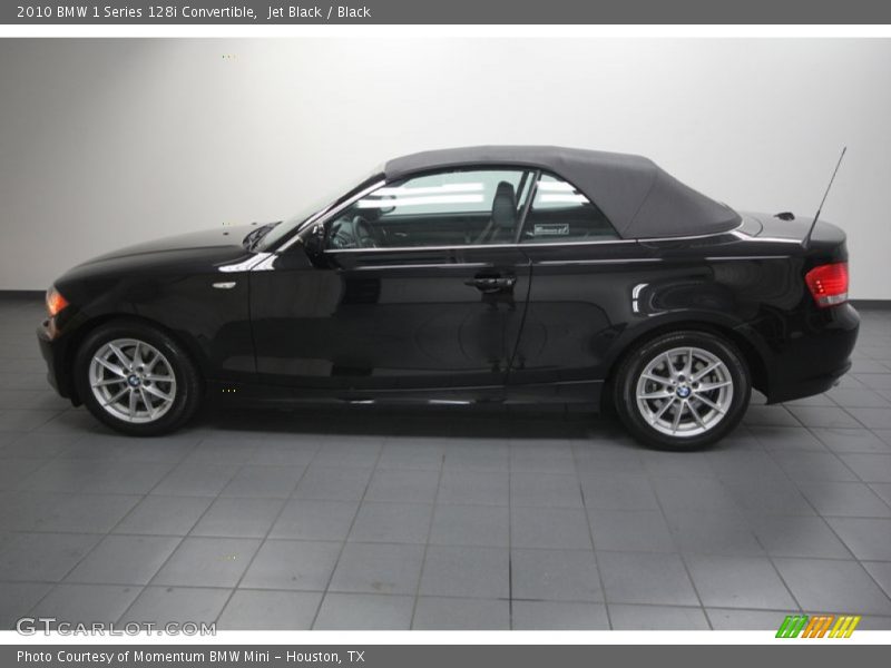 Jet Black / Black 2010 BMW 1 Series 128i Convertible
