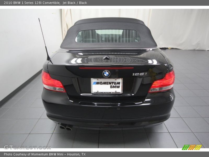 Jet Black / Black 2010 BMW 1 Series 128i Convertible