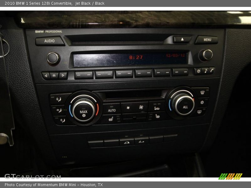 Jet Black / Black 2010 BMW 1 Series 128i Convertible