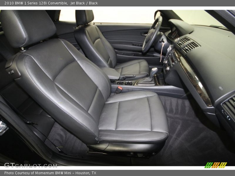  2010 1 Series 128i Convertible Black Interior