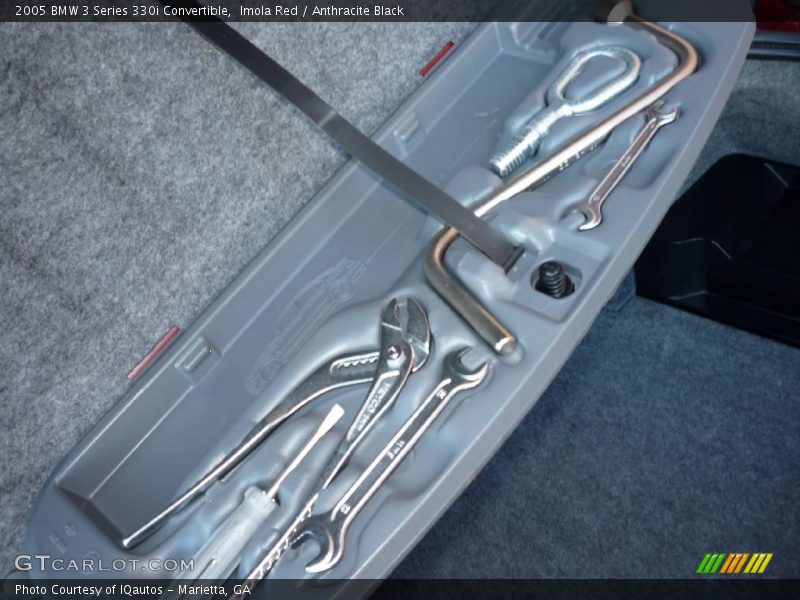 Imola Red / Anthracite Black 2005 BMW 3 Series 330i Convertible