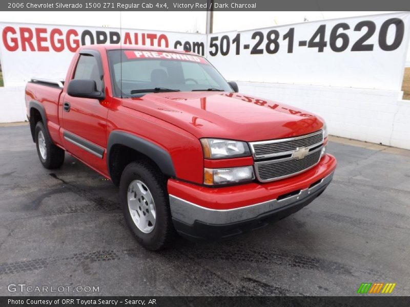 Victory Red / Dark Charcoal 2006 Chevrolet Silverado 1500 Z71 Regular Cab 4x4