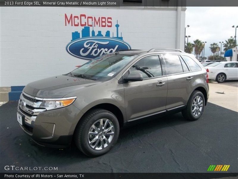 Mineral Gray Metallic / Medium Light Stone 2013 Ford Edge SEL