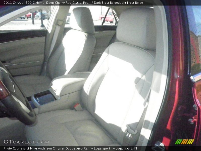 Deep Cherry Red Crystal Pearl / Dark Frost Beige/Light Frost Beige 2011 Chrysler 300 C Hemi