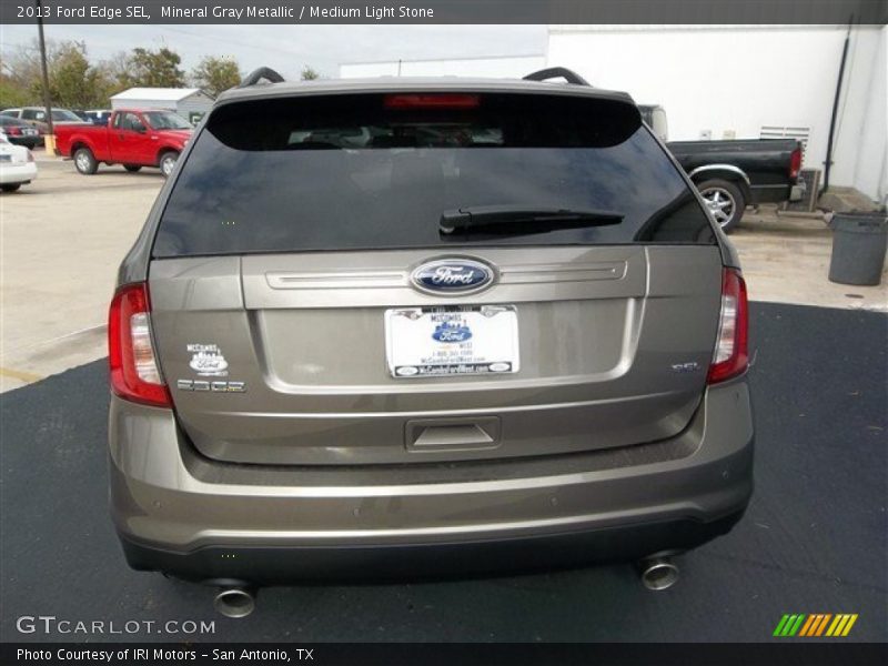 Mineral Gray Metallic / Medium Light Stone 2013 Ford Edge SEL