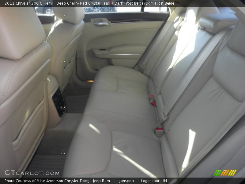 Deep Cherry Red Crystal Pearl / Dark Frost Beige/Light Frost Beige 2011 Chrysler 300 C Hemi