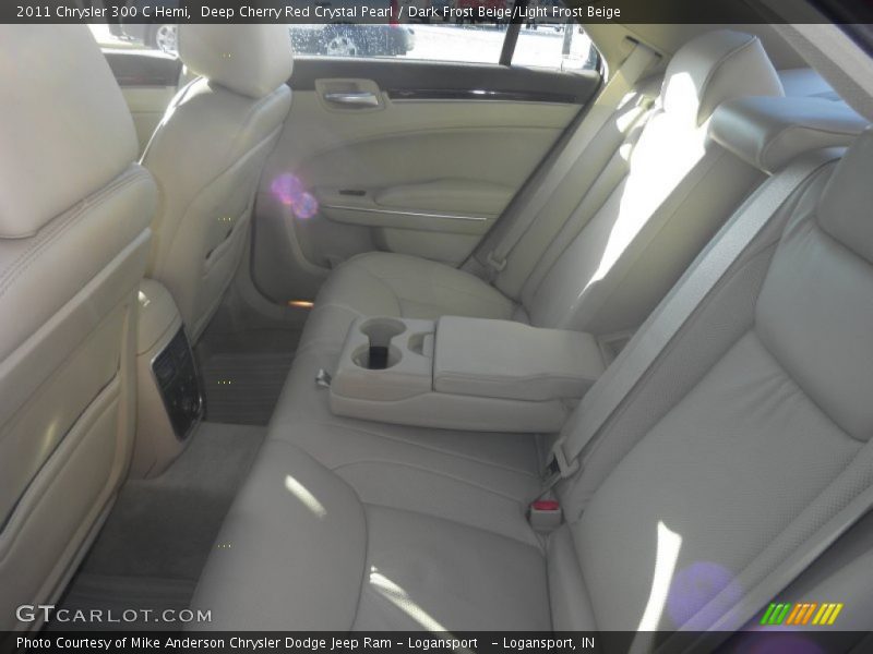 Deep Cherry Red Crystal Pearl / Dark Frost Beige/Light Frost Beige 2011 Chrysler 300 C Hemi