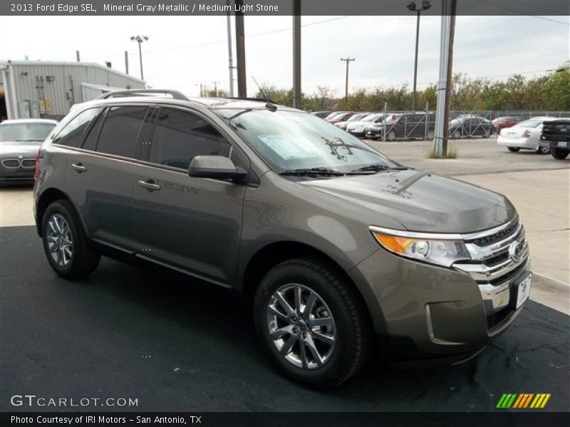 Mineral Gray Metallic / Medium Light Stone 2013 Ford Edge SEL