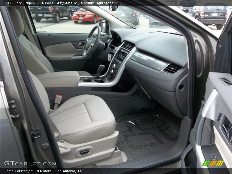 Mineral Gray Metallic / Medium Light Stone 2013 Ford Edge SEL