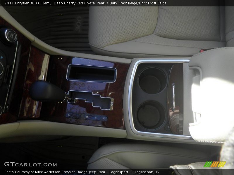 Deep Cherry Red Crystal Pearl / Dark Frost Beige/Light Frost Beige 2011 Chrysler 300 C Hemi