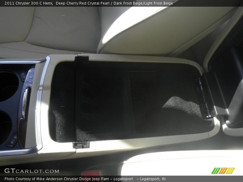 Deep Cherry Red Crystal Pearl / Dark Frost Beige/Light Frost Beige 2011 Chrysler 300 C Hemi