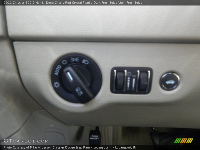 Deep Cherry Red Crystal Pearl / Dark Frost Beige/Light Frost Beige 2011 Chrysler 300 C Hemi
