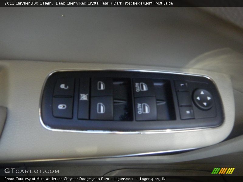 Deep Cherry Red Crystal Pearl / Dark Frost Beige/Light Frost Beige 2011 Chrysler 300 C Hemi
