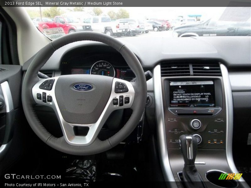 Mineral Gray Metallic / Medium Light Stone 2013 Ford Edge SEL