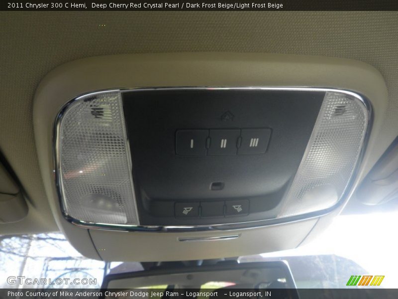 Deep Cherry Red Crystal Pearl / Dark Frost Beige/Light Frost Beige 2011 Chrysler 300 C Hemi
