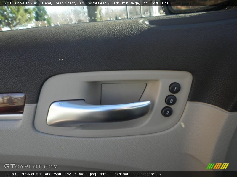 Deep Cherry Red Crystal Pearl / Dark Frost Beige/Light Frost Beige 2011 Chrysler 300 C Hemi
