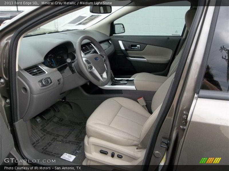 Mineral Gray Metallic / Medium Light Stone 2013 Ford Edge SEL