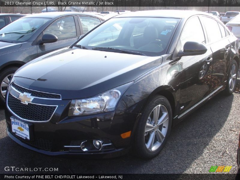 Black Granite Metallic / Jet Black 2013 Chevrolet Cruze LT/RS