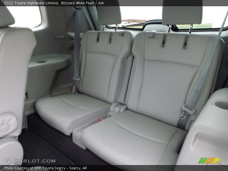 Blizzard White Pearl / Ash 2012 Toyota Highlander Limited