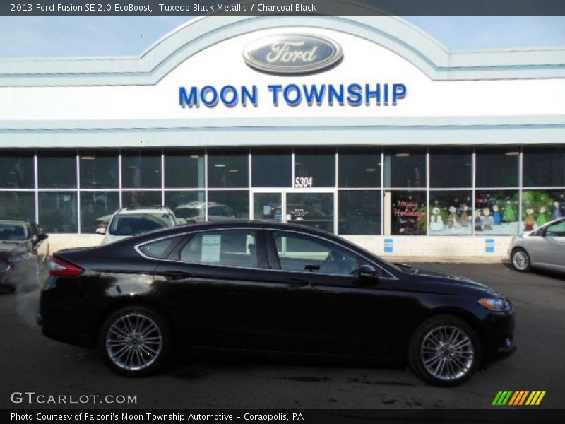 Tuxedo Black Metallic / Charcoal Black 2013 Ford Fusion SE 2.0 EcoBoost