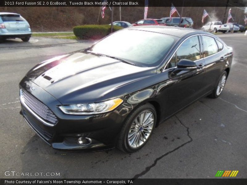 Tuxedo Black Metallic / Charcoal Black 2013 Ford Fusion SE 2.0 EcoBoost