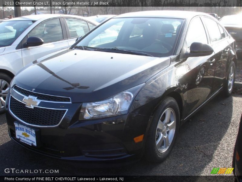 Black Granite Metallic / Jet Black 2013 Chevrolet Cruze LT