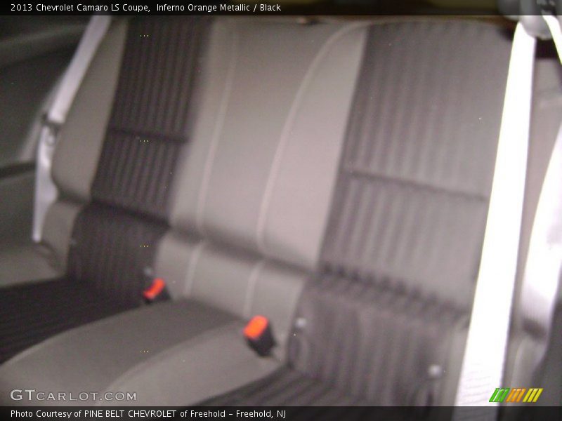 Inferno Orange Metallic / Black 2013 Chevrolet Camaro LS Coupe