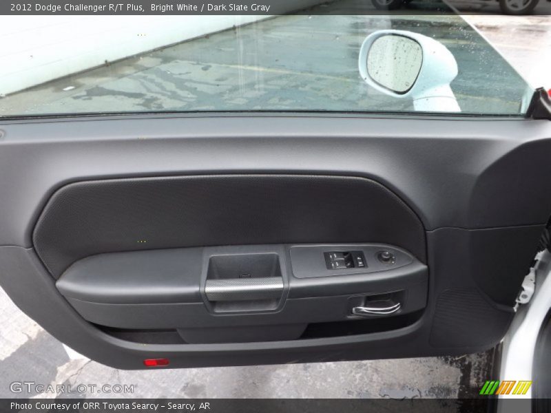 Bright White / Dark Slate Gray 2012 Dodge Challenger R/T Plus