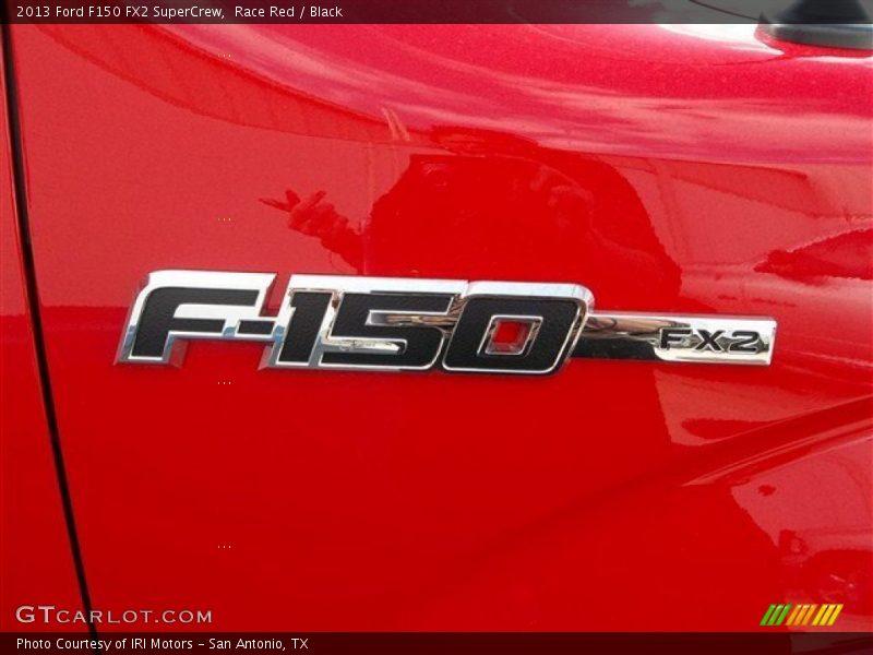 Race Red / Black 2013 Ford F150 FX2 SuperCrew