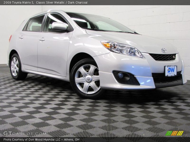 Classic Silver Metallic / Dark Charcoal 2009 Toyota Matrix S