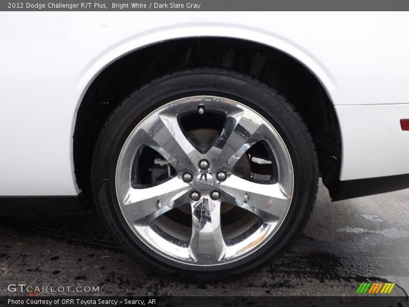 Bright White / Dark Slate Gray 2012 Dodge Challenger R/T Plus