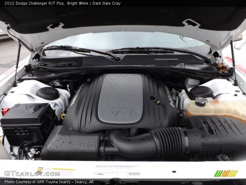 Bright White / Dark Slate Gray 2012 Dodge Challenger R/T Plus