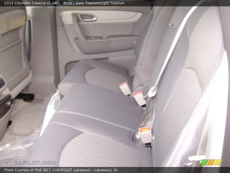 White / Dark Titanium/Light Titanium 2013 Chevrolet Traverse LS AWD