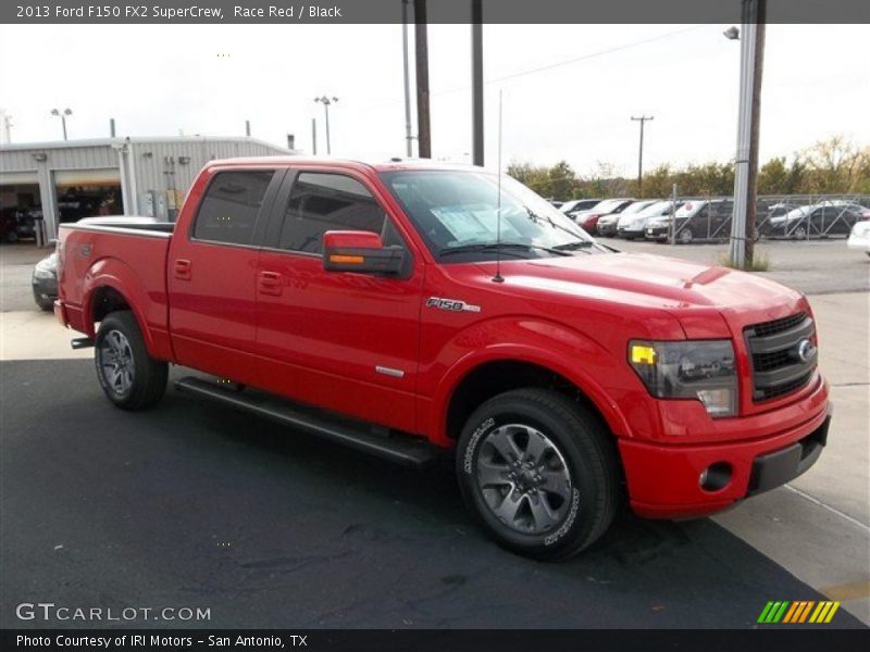 Race Red / Black 2013 Ford F150 FX2 SuperCrew