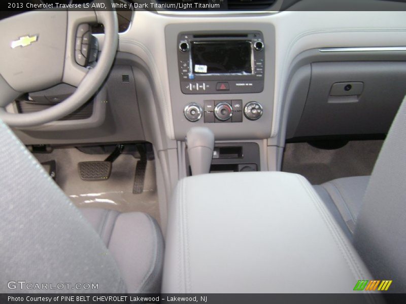 White / Dark Titanium/Light Titanium 2013 Chevrolet Traverse LS AWD