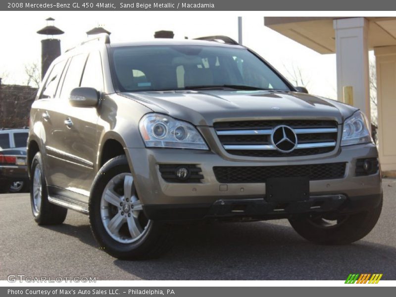 Sand Beige Metallic / Macadamia 2008 Mercedes-Benz GL 450 4Matic