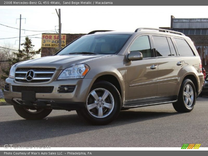 Sand Beige Metallic / Macadamia 2008 Mercedes-Benz GL 450 4Matic