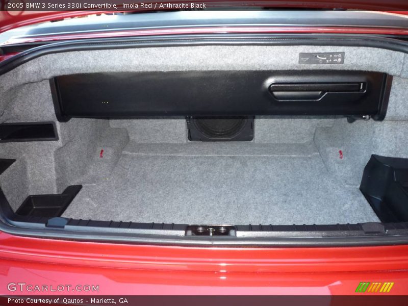 Imola Red / Anthracite Black 2005 BMW 3 Series 330i Convertible