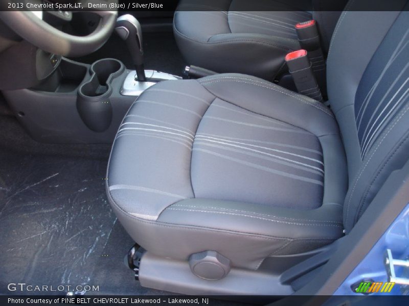 Denim (Blue) / Silver/Blue 2013 Chevrolet Spark LT
