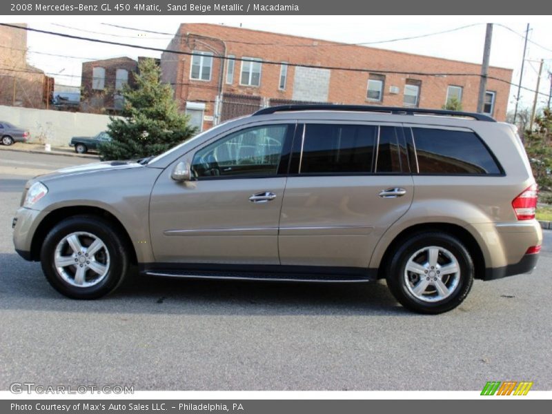 Sand Beige Metallic / Macadamia 2008 Mercedes-Benz GL 450 4Matic