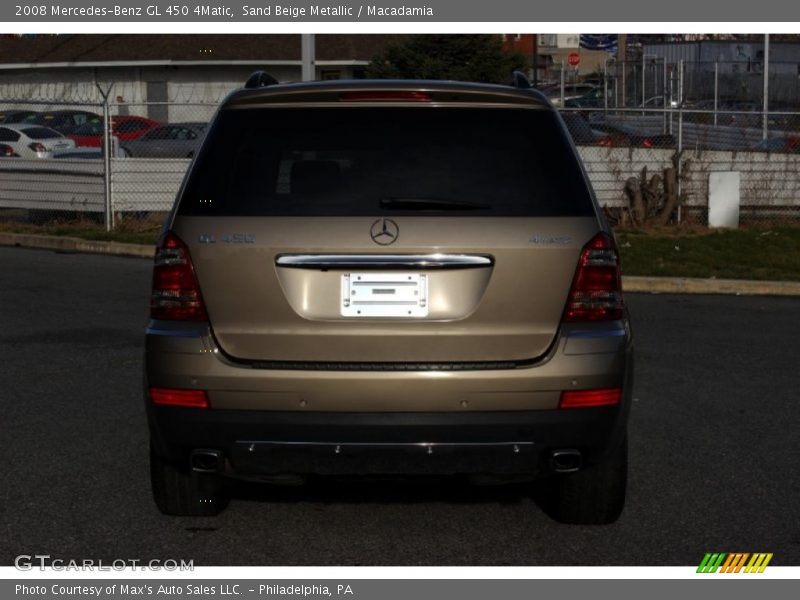 Sand Beige Metallic / Macadamia 2008 Mercedes-Benz GL 450 4Matic