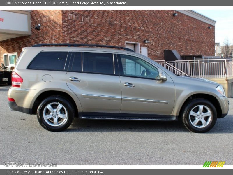 Sand Beige Metallic / Macadamia 2008 Mercedes-Benz GL 450 4Matic