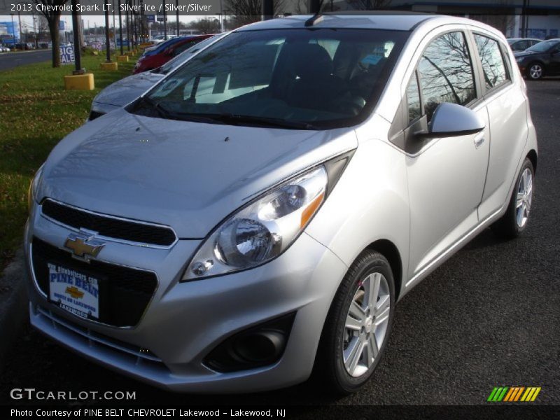 Silver Ice / Silver/Silver 2013 Chevrolet Spark LT