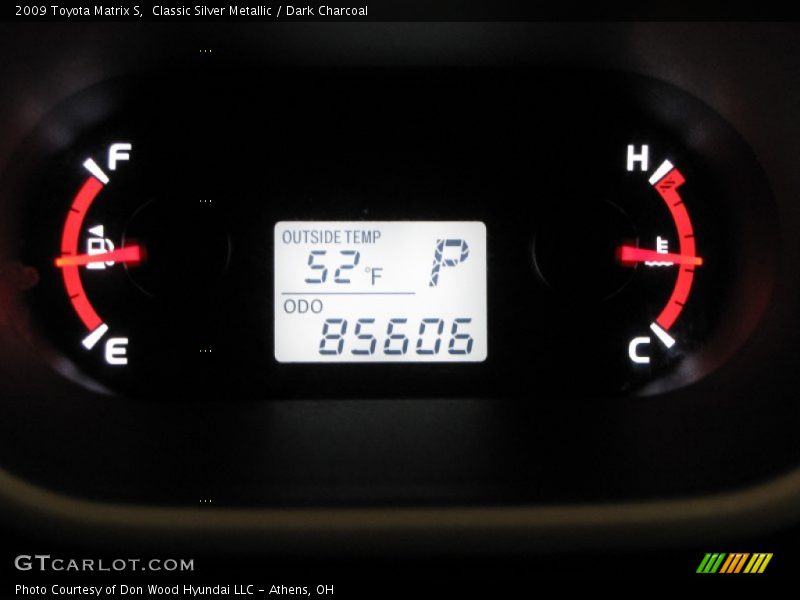 Classic Silver Metallic / Dark Charcoal 2009 Toyota Matrix S