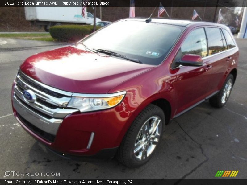 Ruby Red / Charcoal Black 2013 Ford Edge Limited AWD