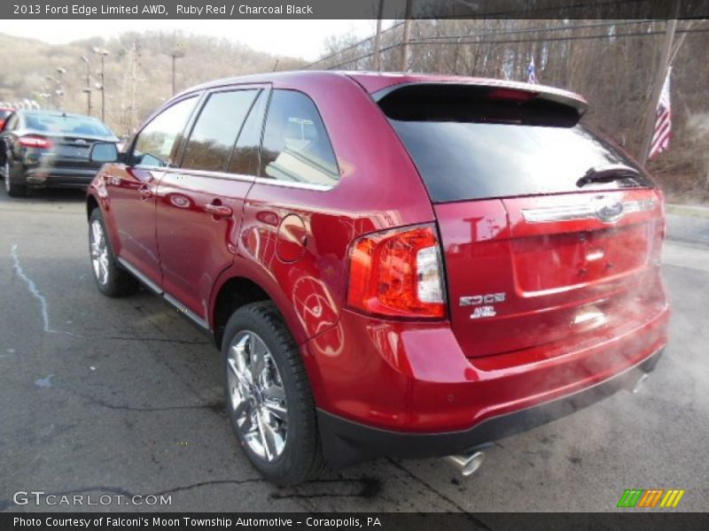 Ruby Red / Charcoal Black 2013 Ford Edge Limited AWD