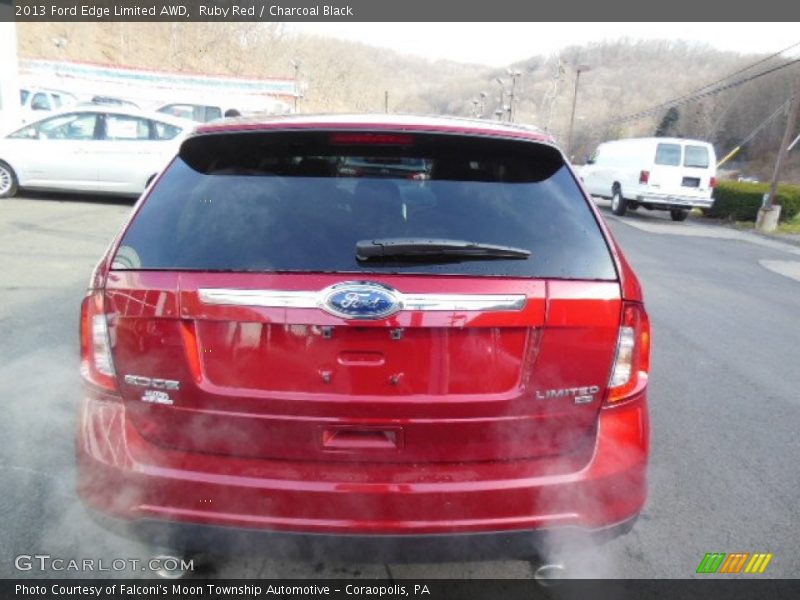 Ruby Red / Charcoal Black 2013 Ford Edge Limited AWD