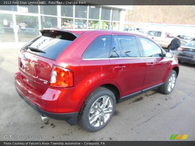 Ruby Red / Charcoal Black 2013 Ford Edge Limited AWD